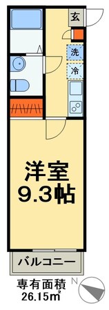 ルミナスハナ稔台の物件間取画像